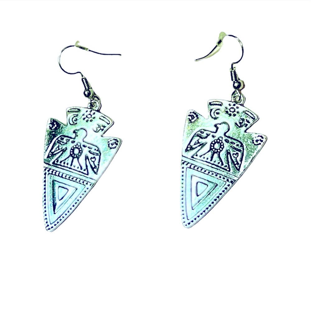 arrowhead dangle earrings
